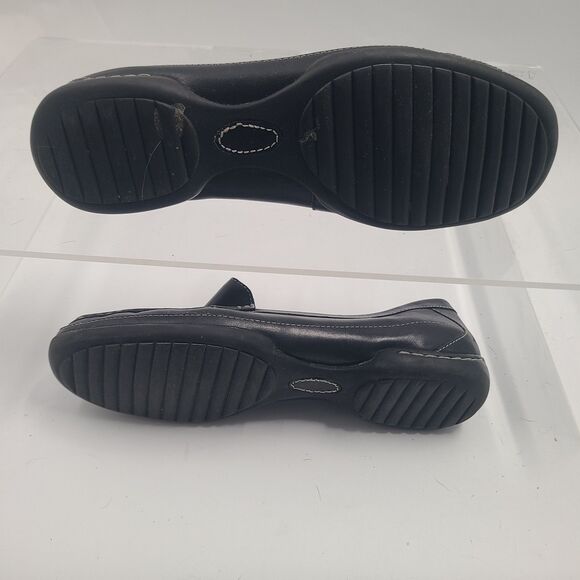 Anne Klein iflex Black Ladies Leather Loafer shoes US SZ 7.5 M - Picture 6 of 8